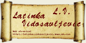 Latinka Vidosavljević vizit kartica
